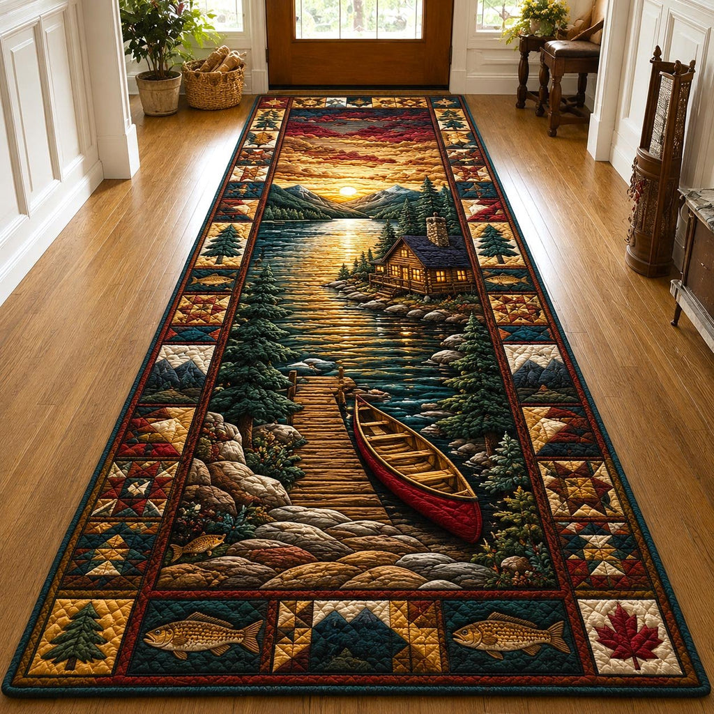 Lakeside Retreat Runner Rug - Nature Design | Serene Runner Rug