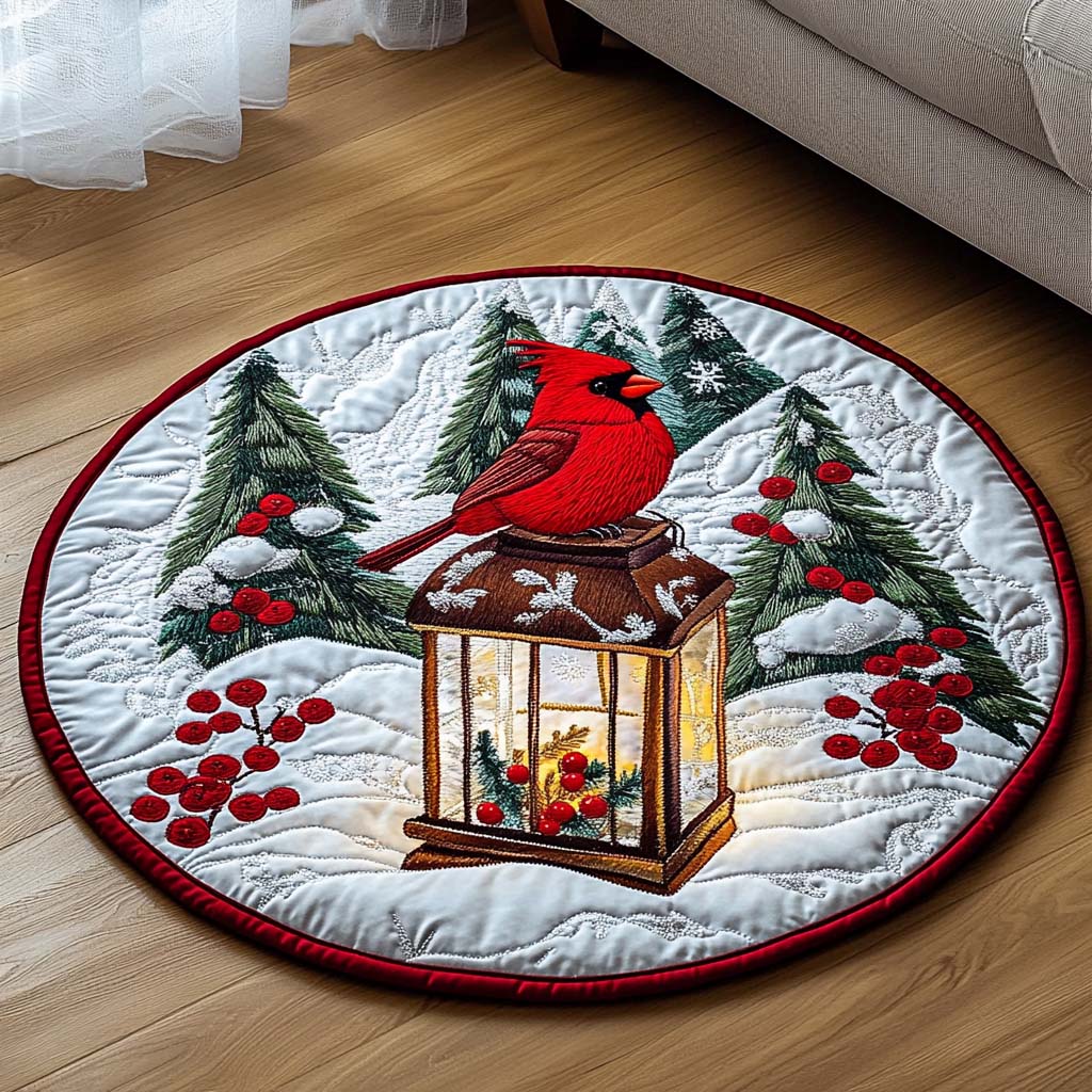 Lantern Light Serenade Round Mat Rug