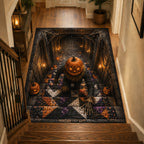 Lantern Lurker area rug in a living room