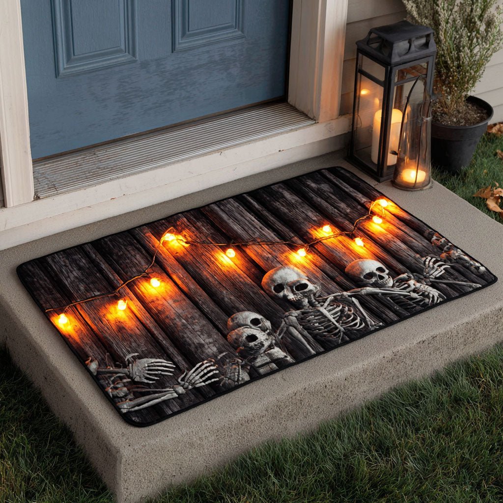 Lanterns of the Lost Doormat - Nature Design | Printed Welcome Doormat