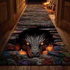 Lava Dragon Runner Rug - Nature Design | Serene Runner Rug