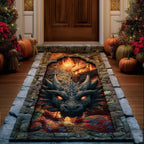 Lava Dragon Runner Rug - Nature Design | Serene Runner Rug