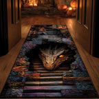 Lava Dragon Runner Rug - Nature Design | Serene Runner Rug