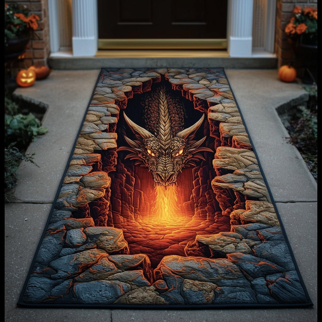 Lava Dragon Runner Rug - Nature Design | Serene Runner Rug