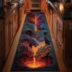 Lava Dragon Runner Rug - Nature Design | Serene Runner Rug