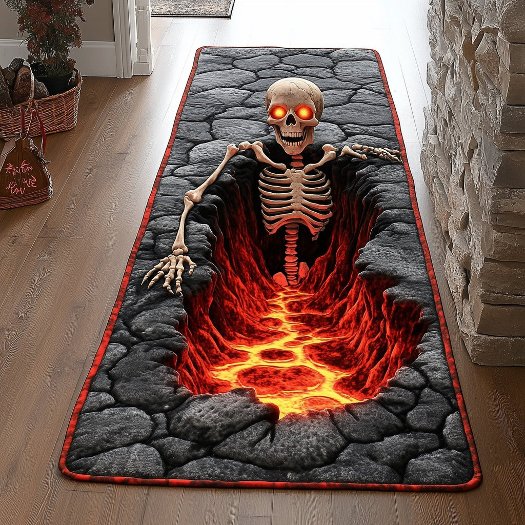 Lava Skeleton Runner Rug - Nature Design | Serene Runner Rug