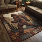 Legend Bigfoot area rug in a living room
