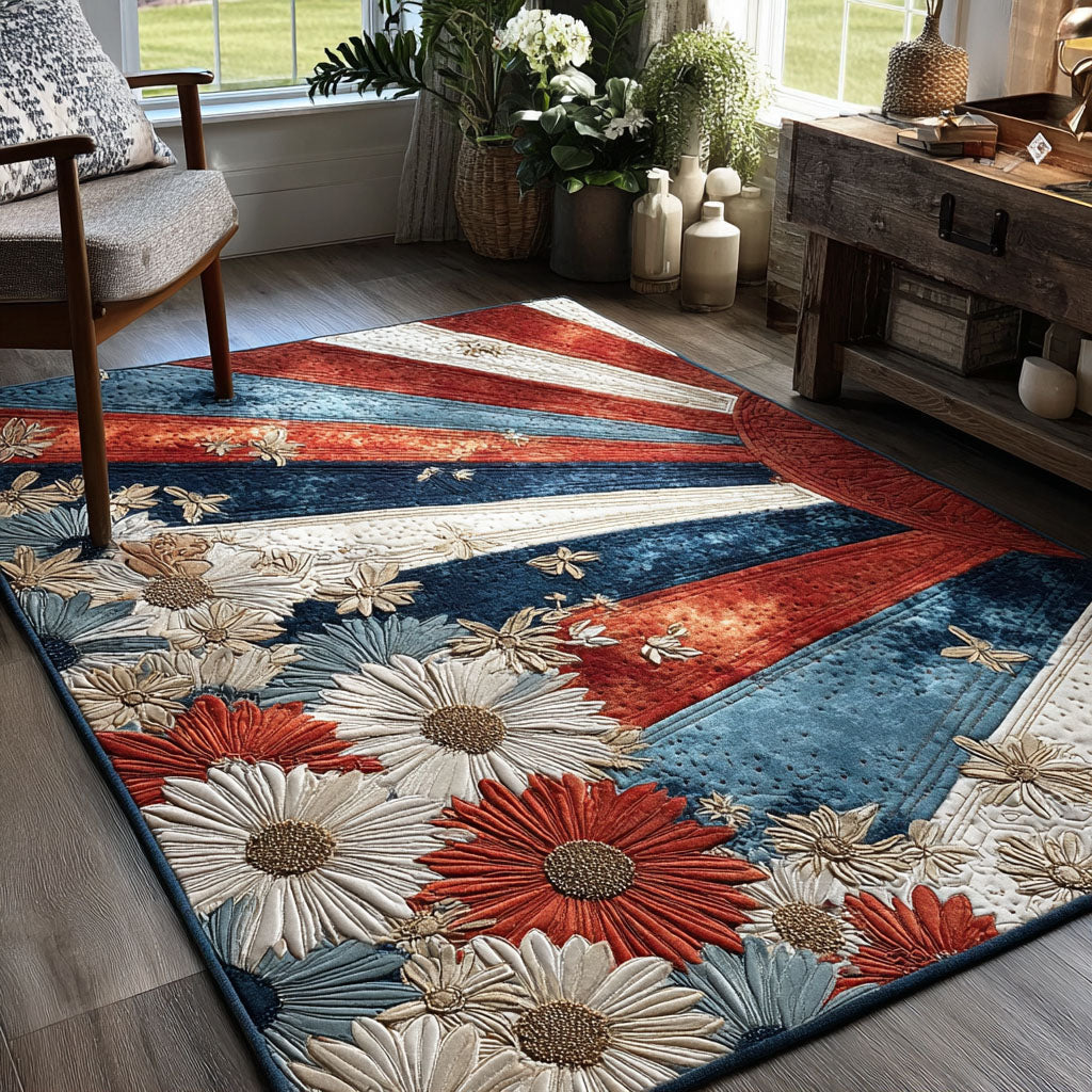 Liberty Celebration area rug in a living room