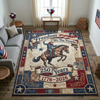 Liberty Frontier area rug in a living room