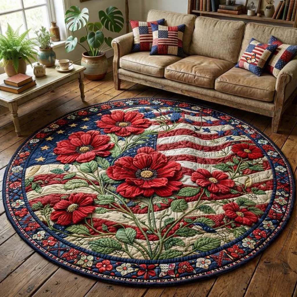 Liberty Heritage Round Mat Rug - Nature Design | Serene Home Decor