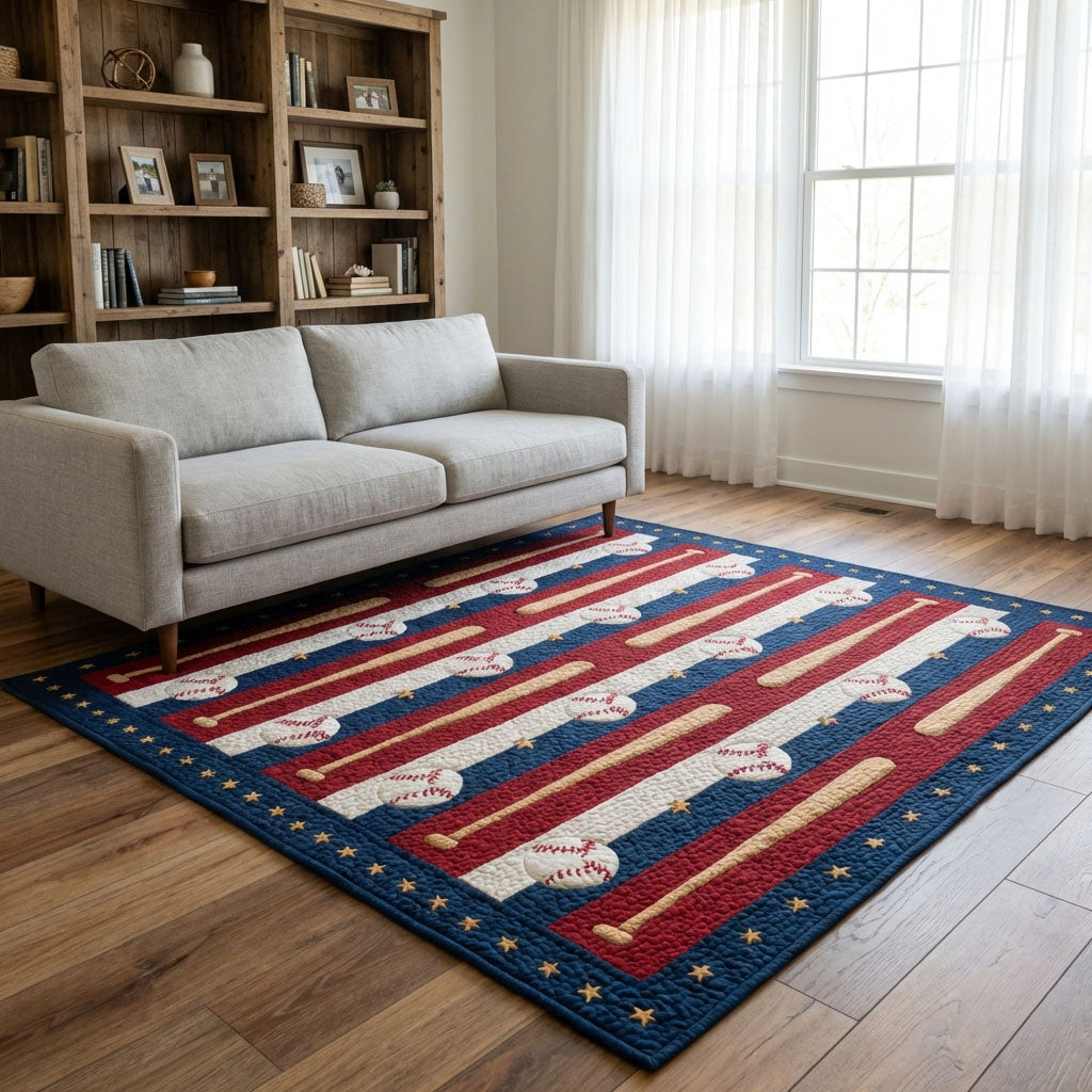Liberty League area rug in a living room