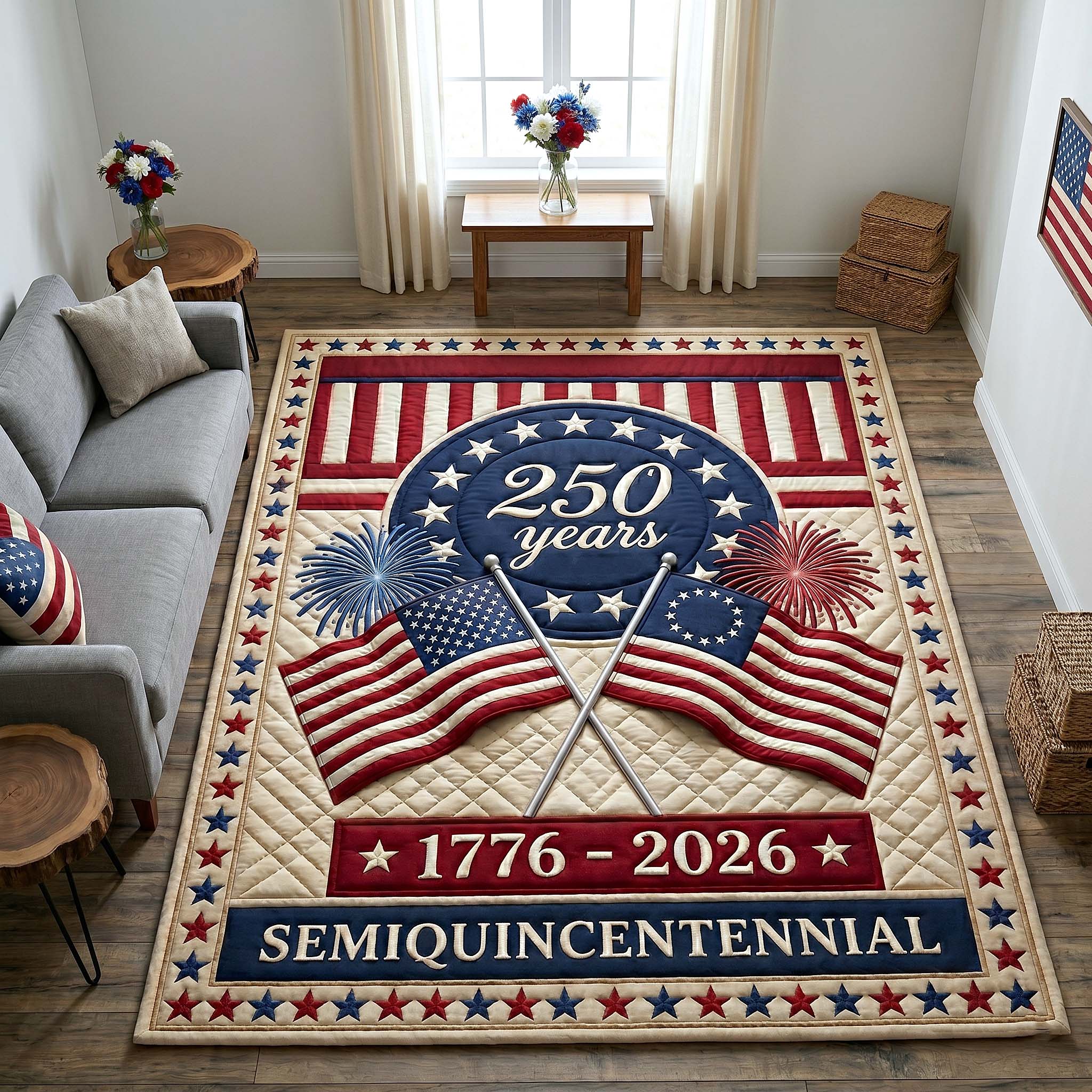 Liberty Legacy area rug in a living room