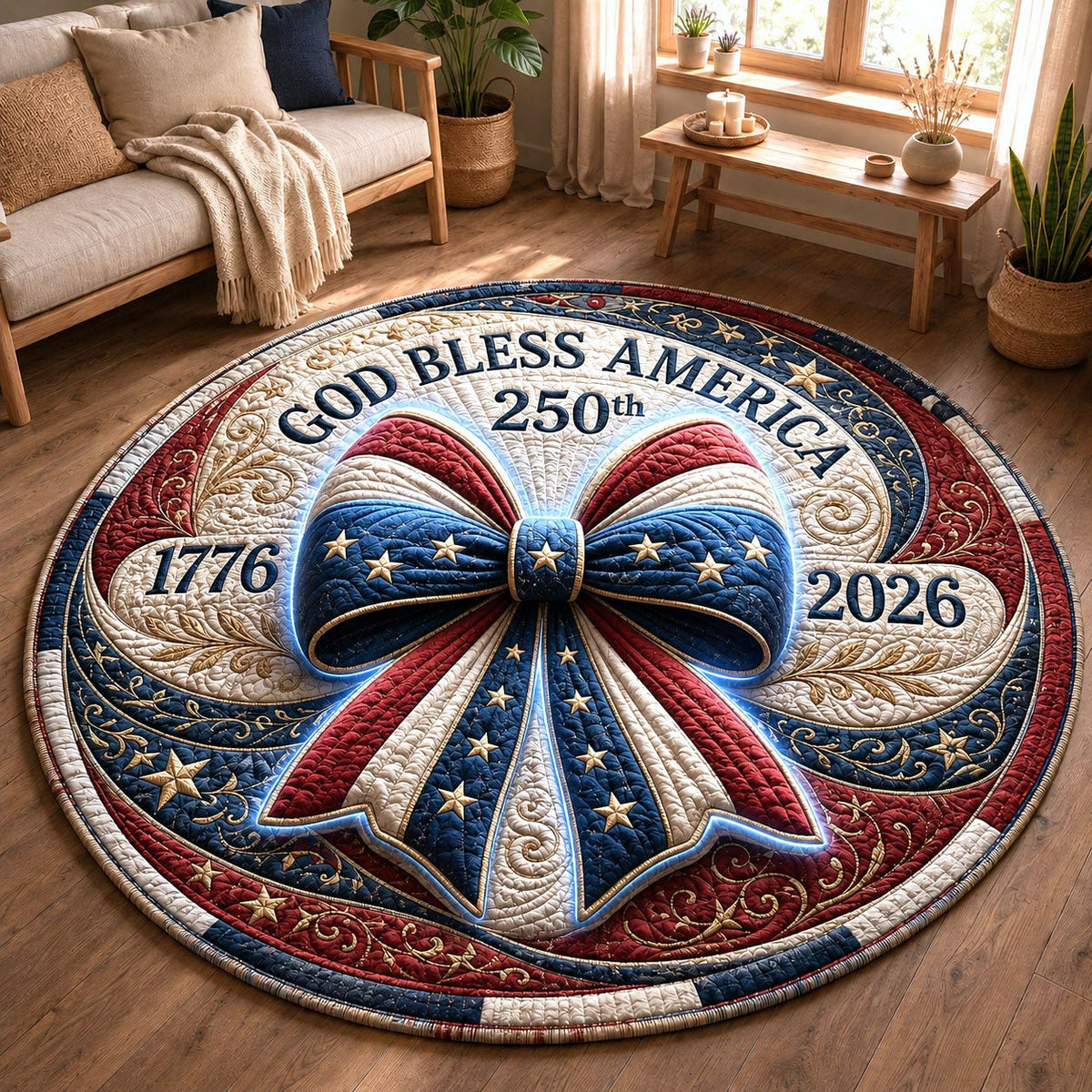 Liberty Legacy Round Mat Rug - Nature Design | Serene Home Decor