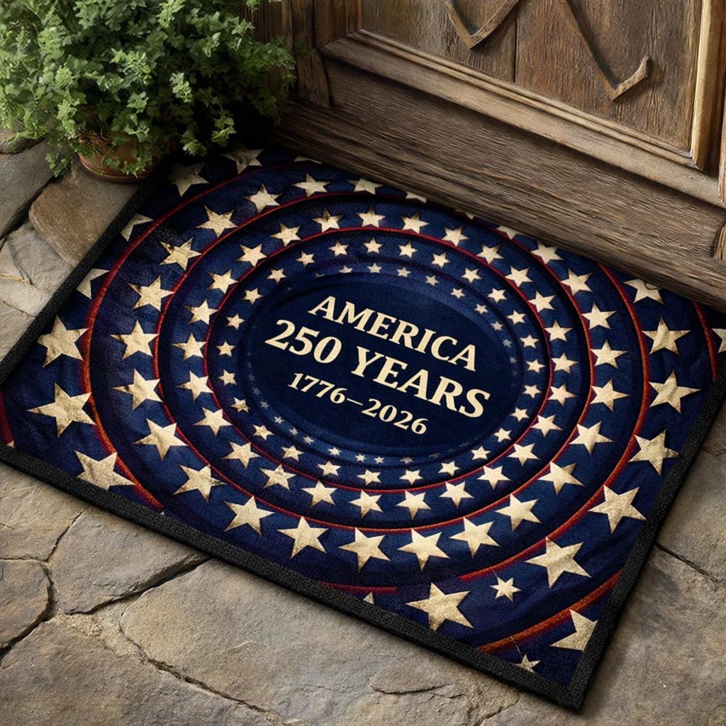 Liberty Spirit Doormat - Patriotic Design | Printed Welcome Doormat