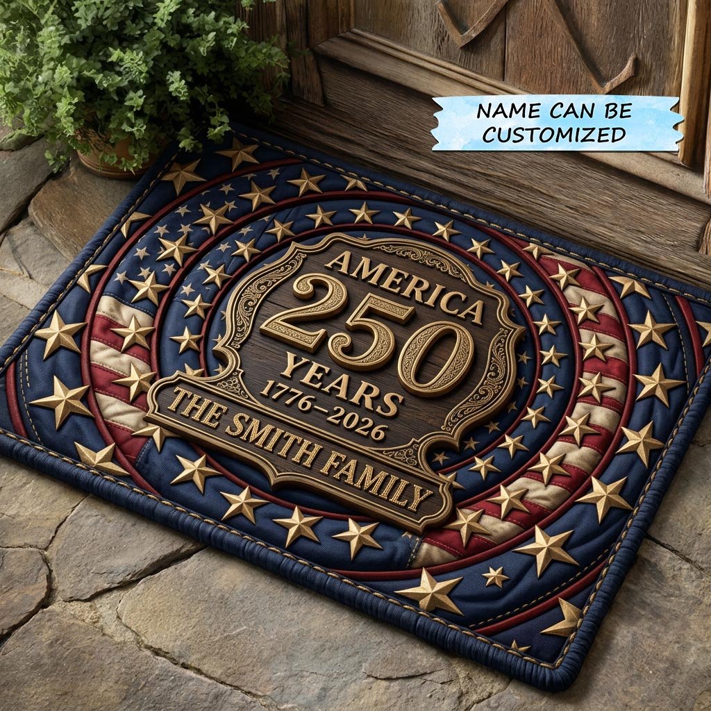 Liberty Spirit QTCUZ Doormat - Patriotic Design | Printed Welcome Doormat