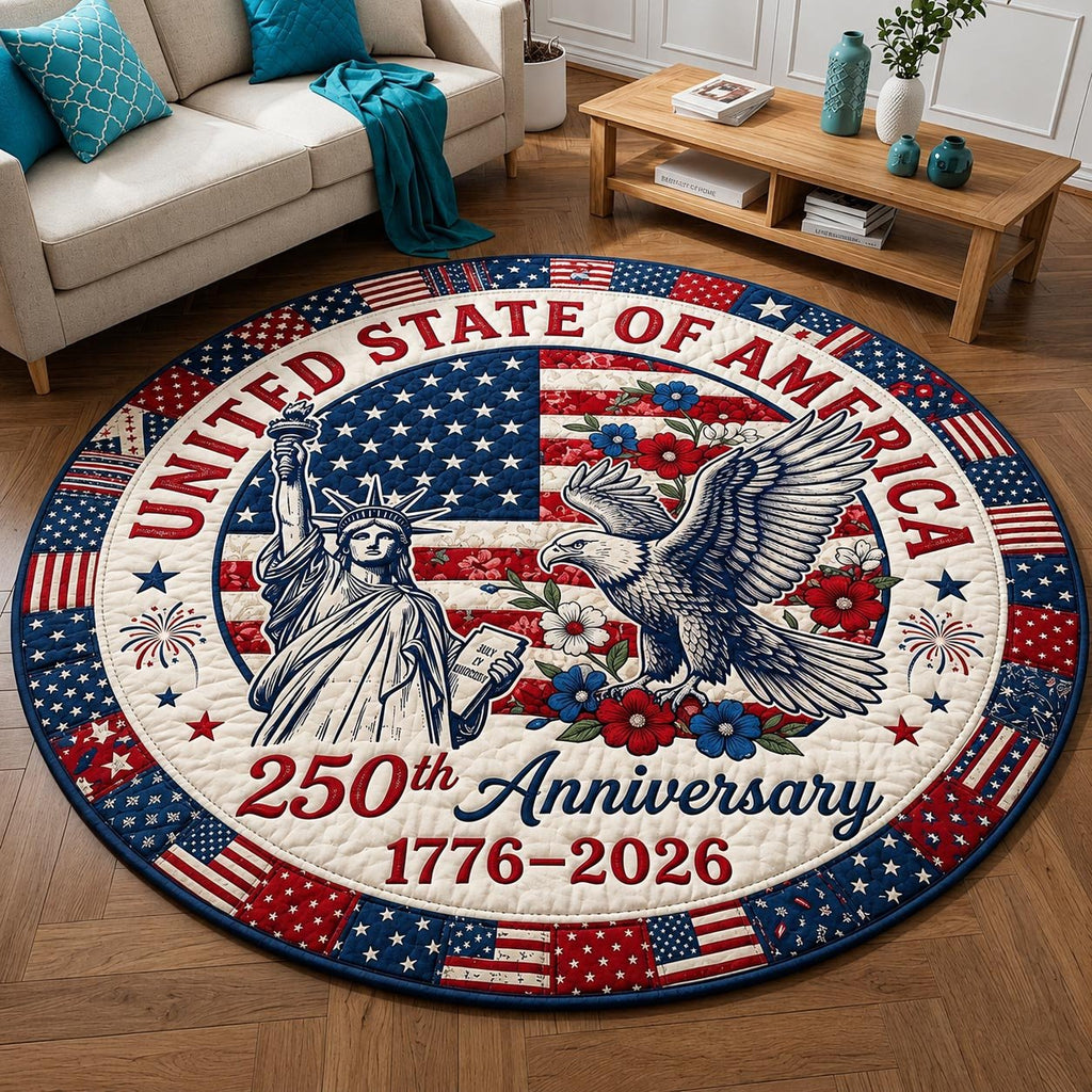 Liberty Voices Round Mat Rug - Nature Design | Serene Home Decor