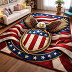 Liberty Wings area rug in a living room