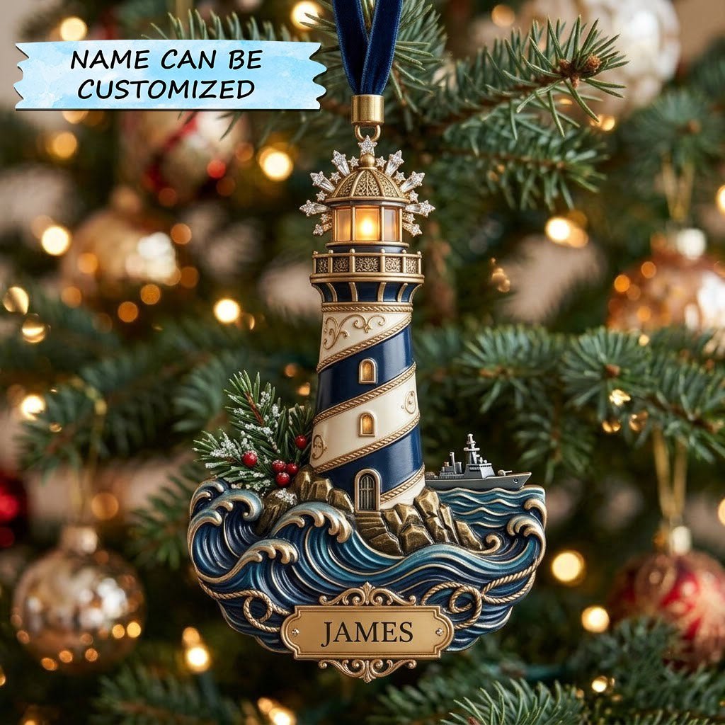 Lighthouse Christmas Ornament