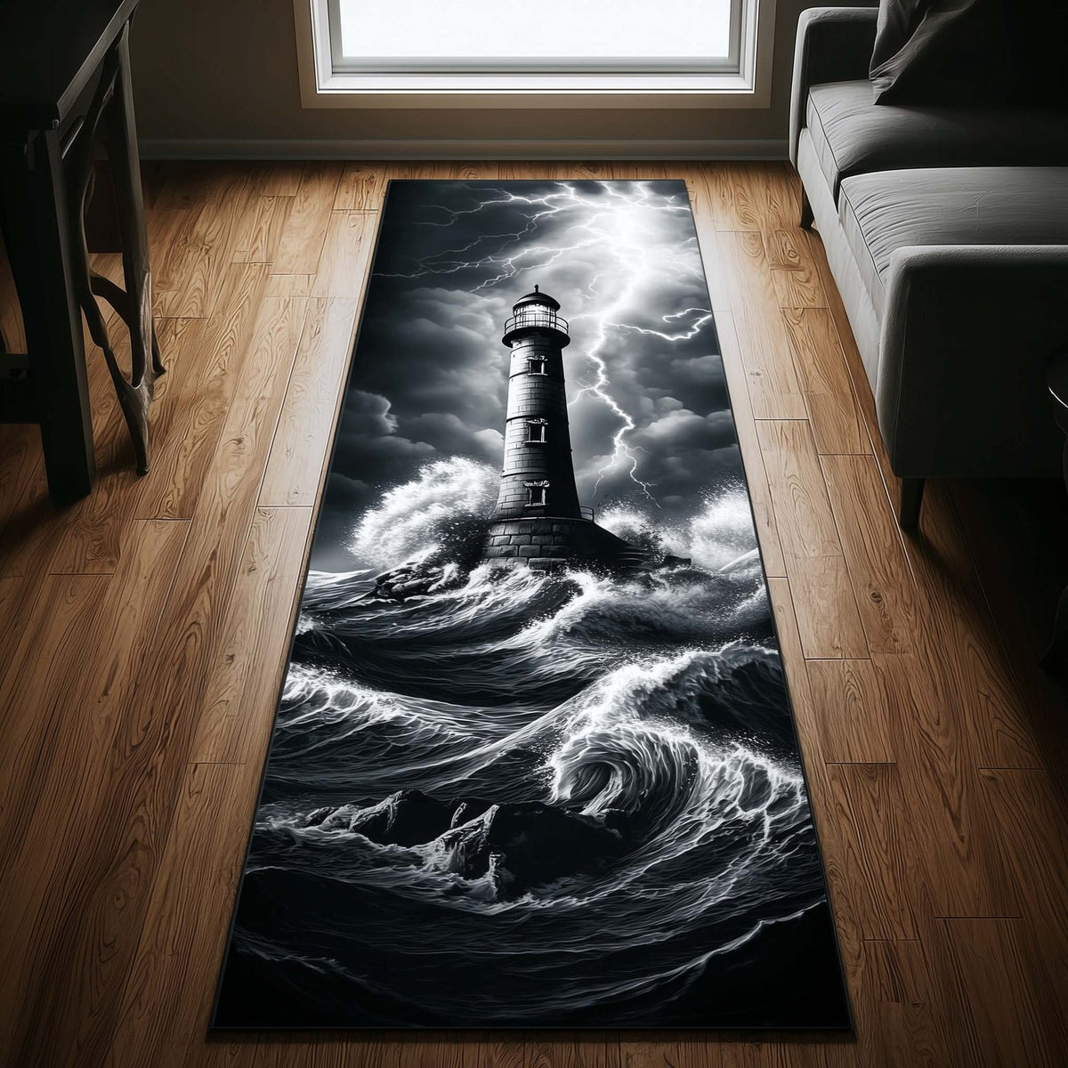 Lighthouse Runner Rug - Nature Design | Serene Runner Rug