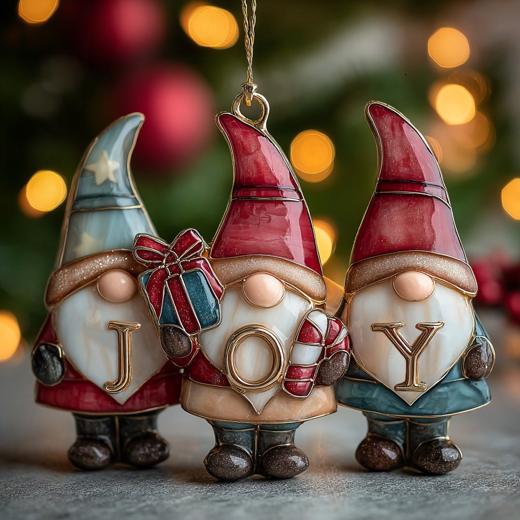 Little Present Gnome Christmas Ornament