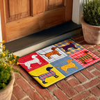 Little Long Dog Doormat - Cute Animal Design | Printed Welcome Doormat