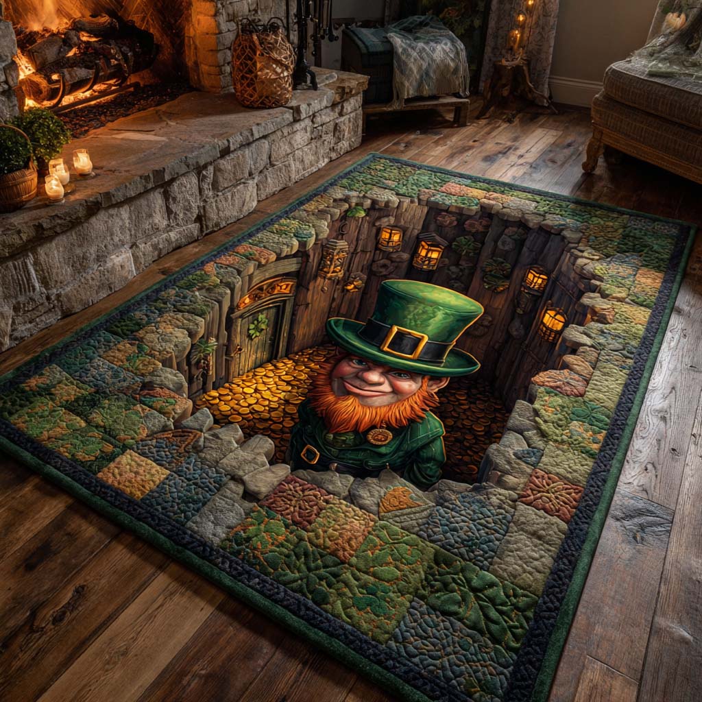 Lucky Abyss Bounty area rug in a living room