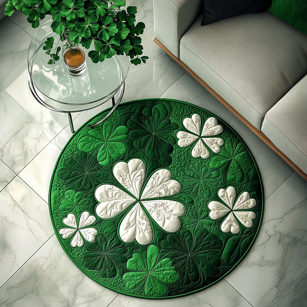 Lucky Charm Quilt Round Mat Rug NCU0PT3578