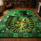 Lucky Portal area rug in a living room
