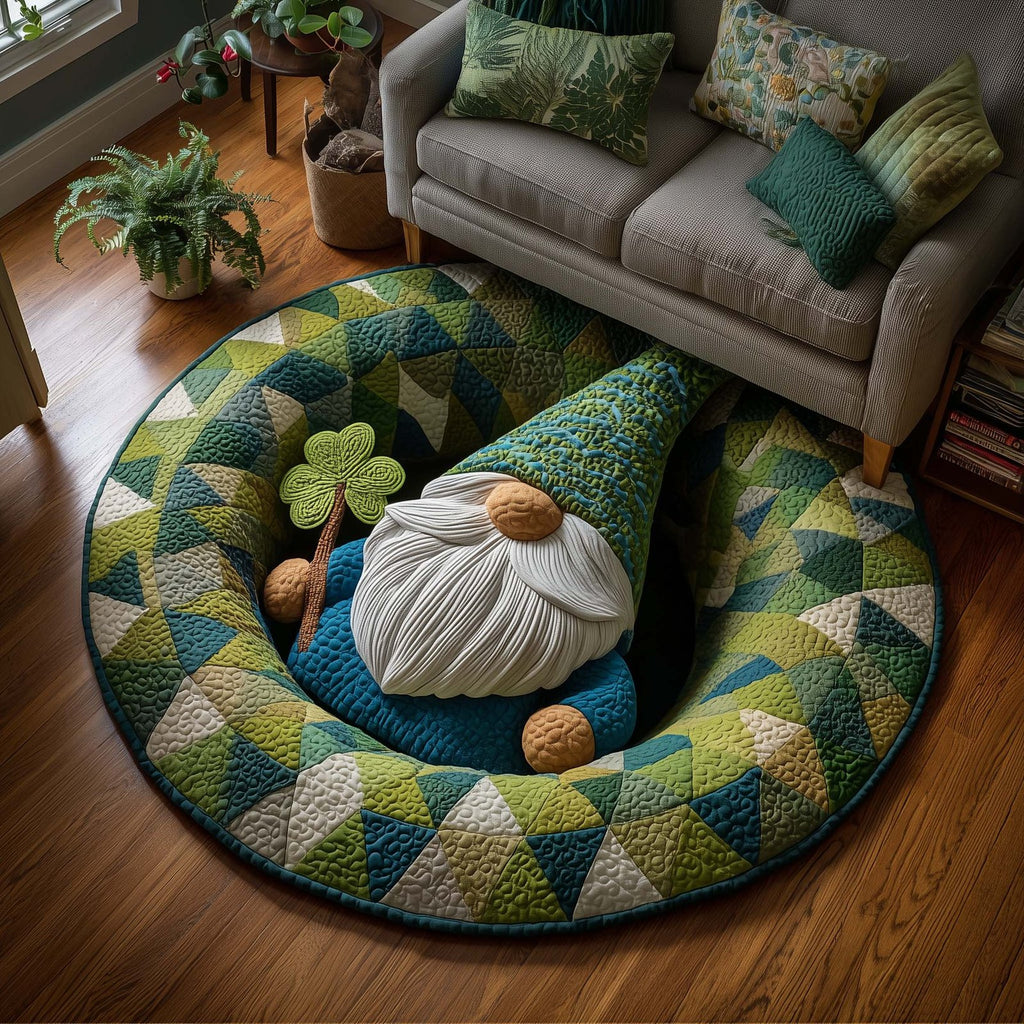 Lucky Revelry Round Mat Rug - Nature Design | Serene Home Decor