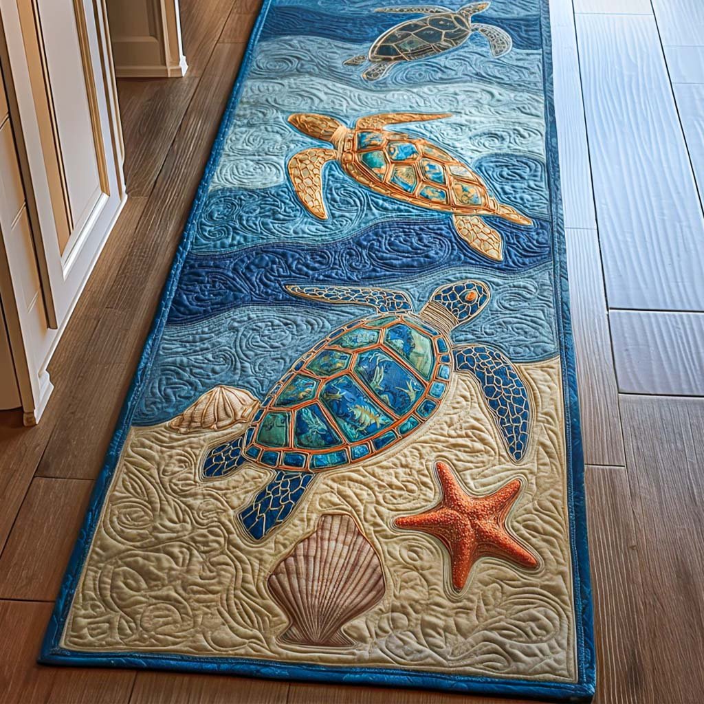 Lucky Sea Runner Carpet Runner Rug - Cute Pet Design | Animal Printed Runner Rug