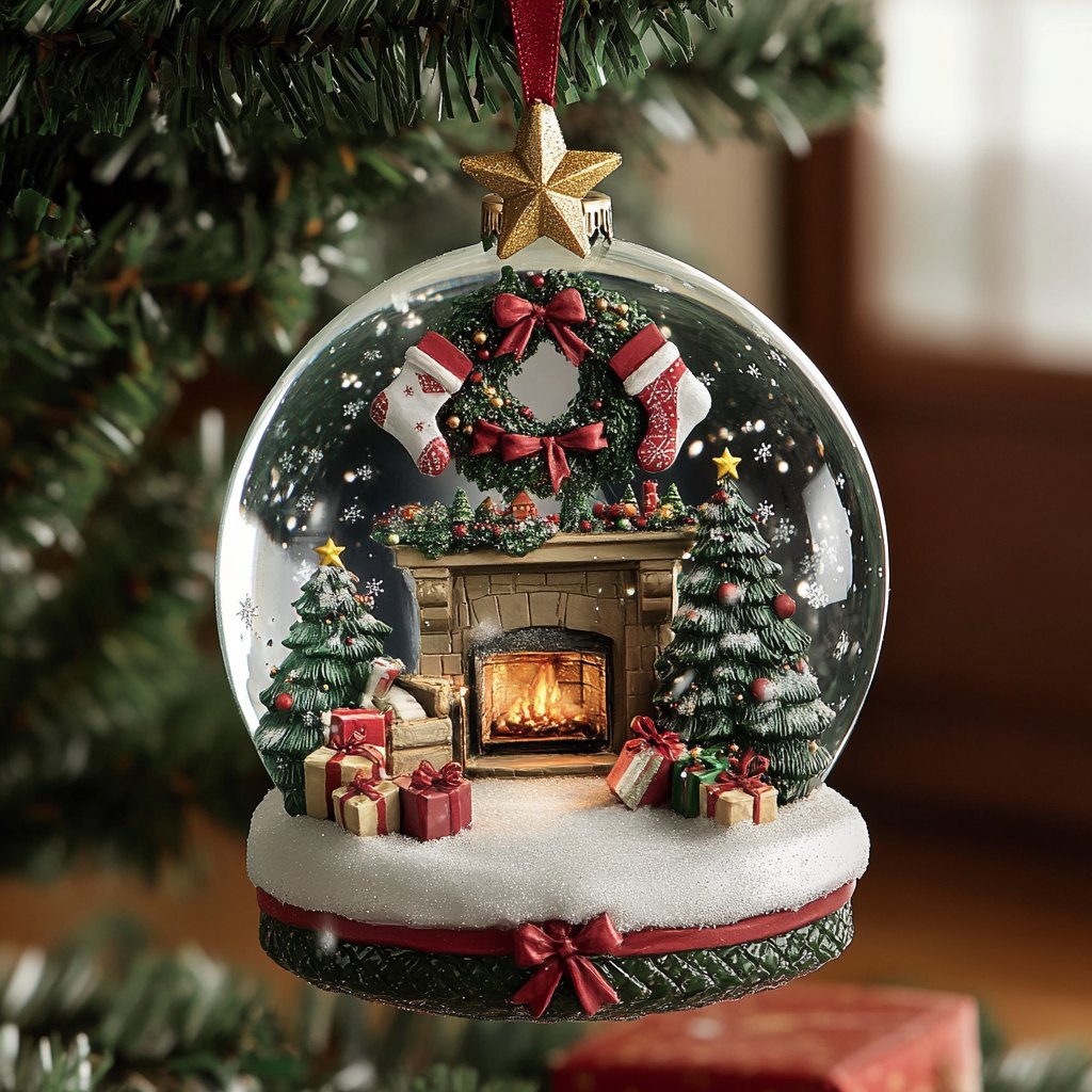Color Splash Giraffe Christmas Ornament