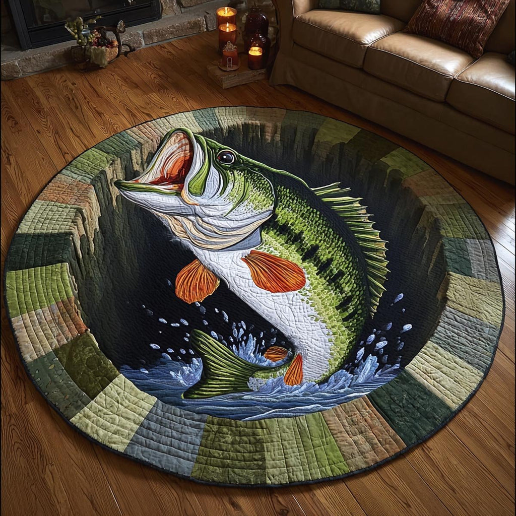 Lure of the Abyss Round Mat Rug - Nature Design | Serene Home Decor