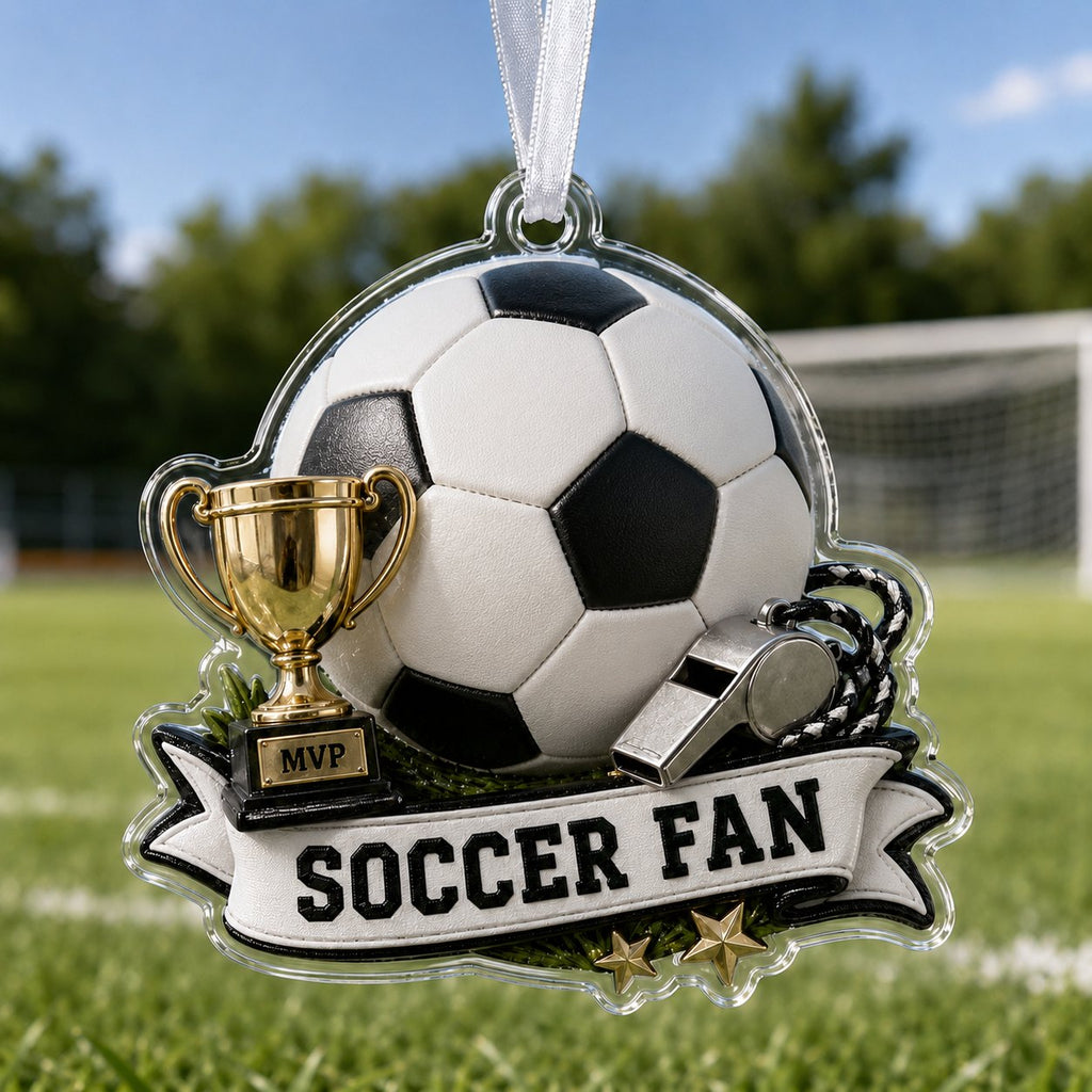Mvp Soccer Fan Christmas Ornament