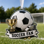 Mvp Soccer Fan Christmas Ornament