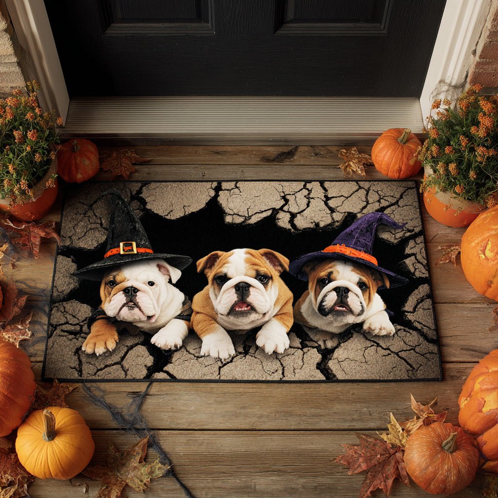 Magic Bulldog Doormat - Cute Animal Design | Printed Welcome Doormat