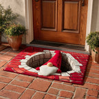 Magic Gnome Doormat - Seasonal Holiday Design | Printed Welcome Doormat