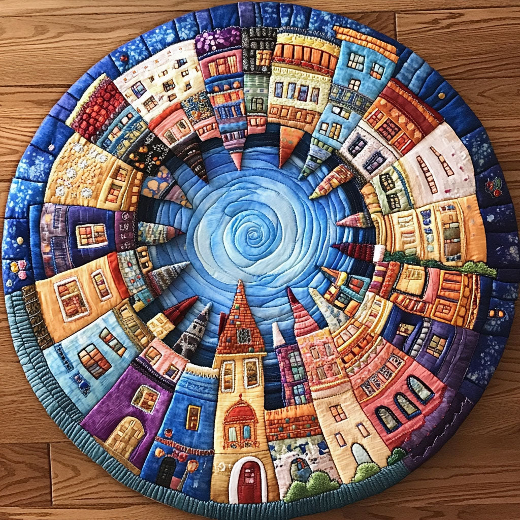 Magic Pathway Round Mat Rug NCU0NT7323