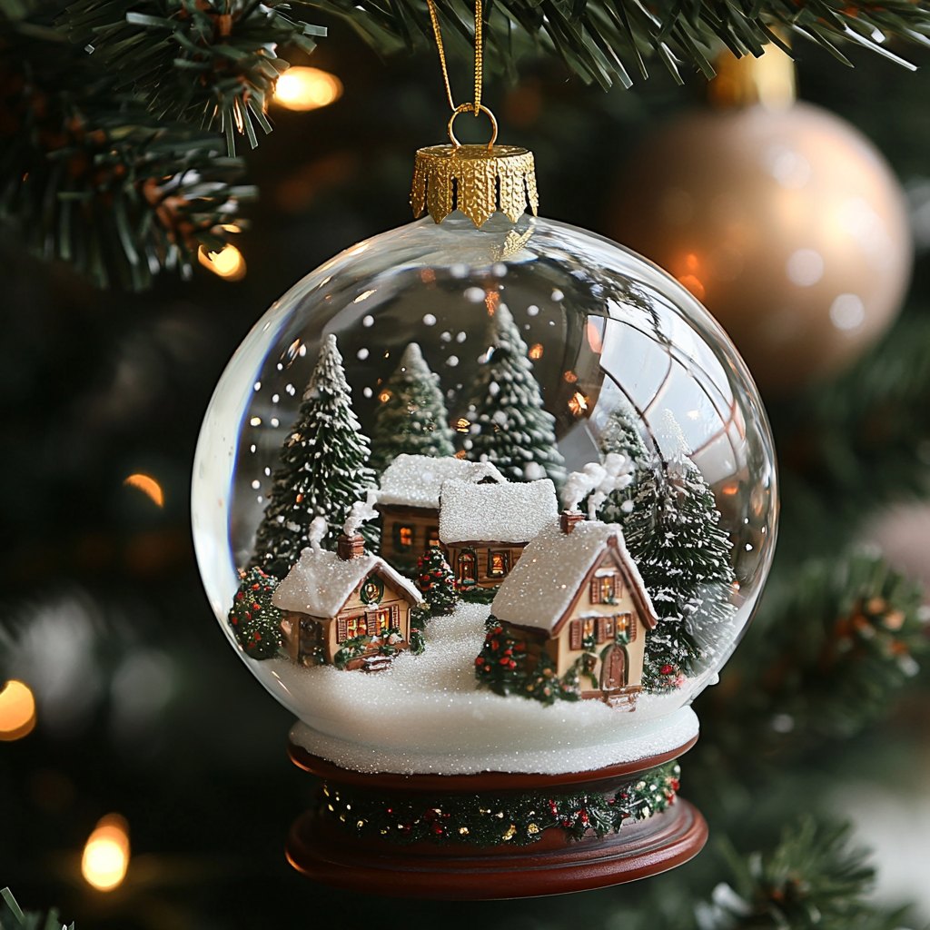 Magical Snowfall Christmas Ornament