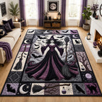 Magical Witch area rug in a living room