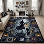 Magical Witch area rug in a living room