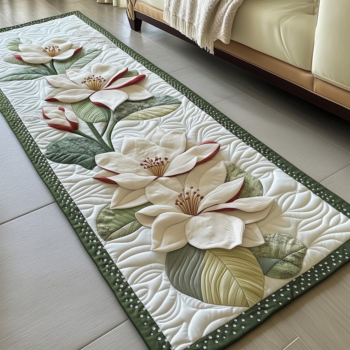 Magnolia Runner Rug - Nature Design | Serene Runner Rug