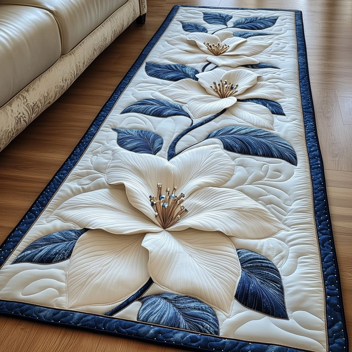 Magnolia Runner Rug - Nature Design | Serene Runner Rug