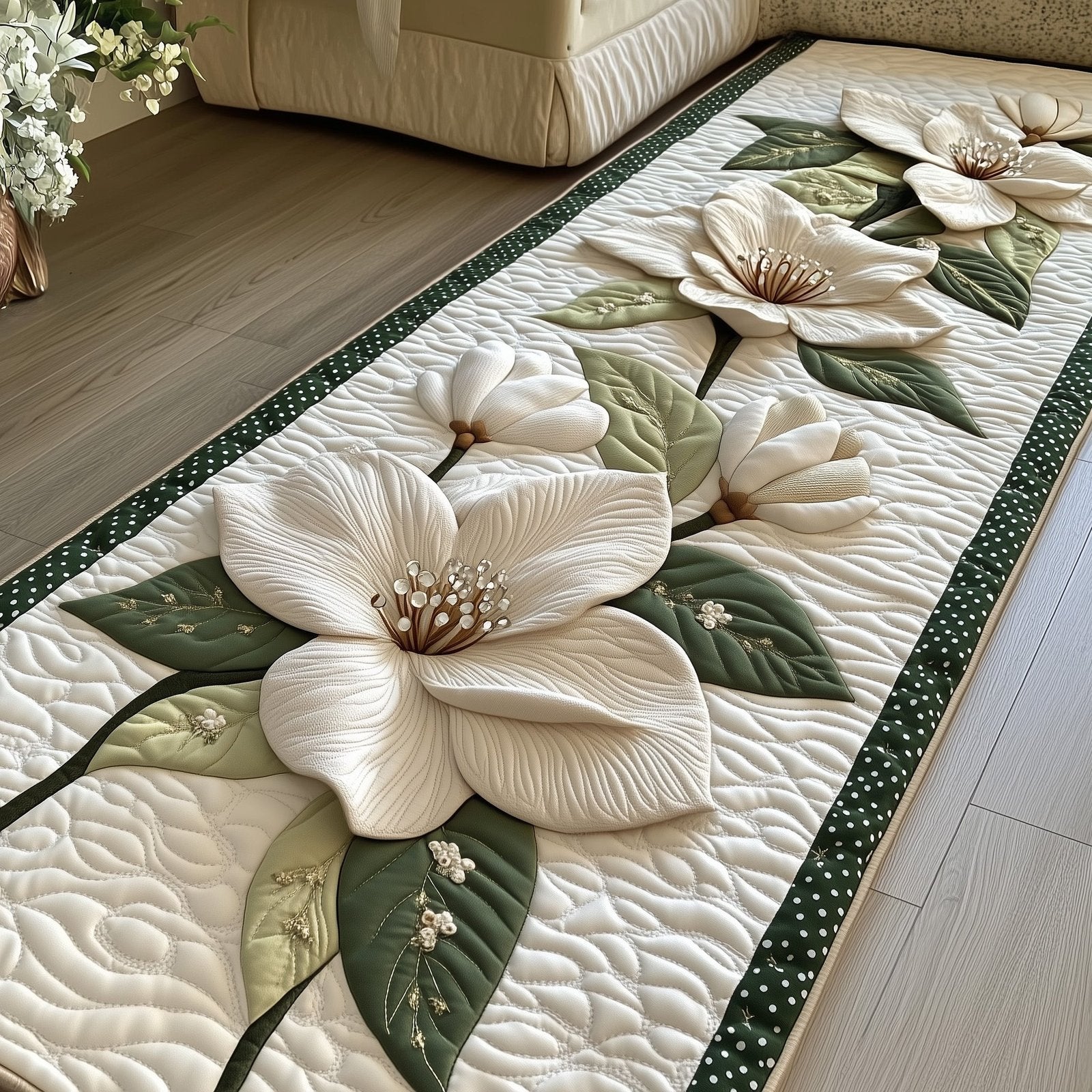 Magnolia Runner Rug - Nature Design | Serene Runner Rug