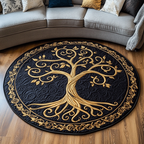 Majestic Tree Round Mat Rug