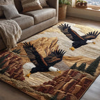 Majestic Vision area rug in a living room