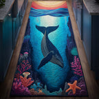 Majestic Whale Runner Rug - Nature Design | Serene Runner Rug