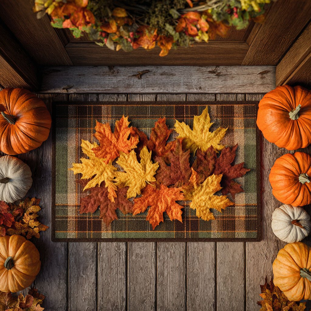 Maple Charm Doormat - Nature Design | Printed Welcome Doormat