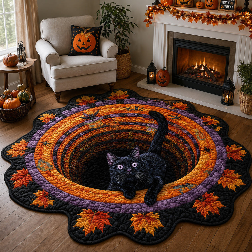 Maple Whiskers Custom Shape Area Rug - Nature Design | Die-Cut Non-Slip Rug - washable non-slip printed rug