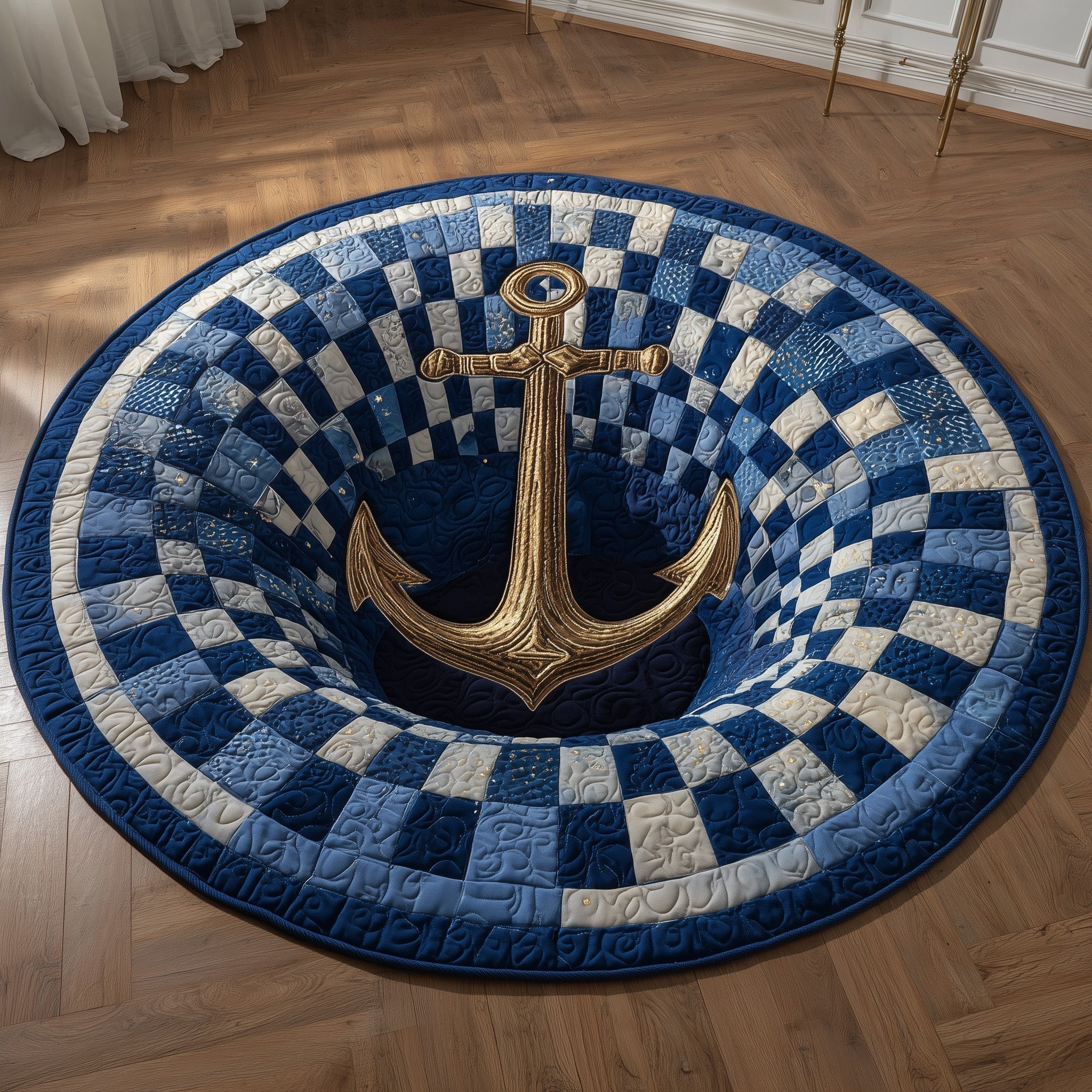 Marine Sinkhole Round Mat Rug GFTOTP13332