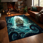 Maritime Breeze area rug in a living room